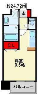アクシオ小倉【9階】の間取り