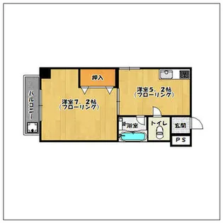 インペリアルヒルズ高宮【4階】の間取り