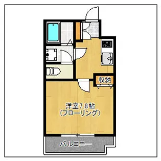 パエゼ今泉【3階】の間取り
