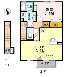 ブロッサム【2階】の間取り