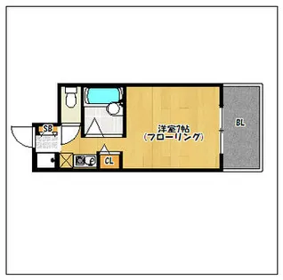 パンルネックス・クリスタル福大東【205号室】の間取り