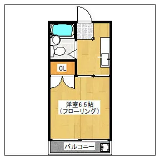 メゾン南庄【202号室】の間取り