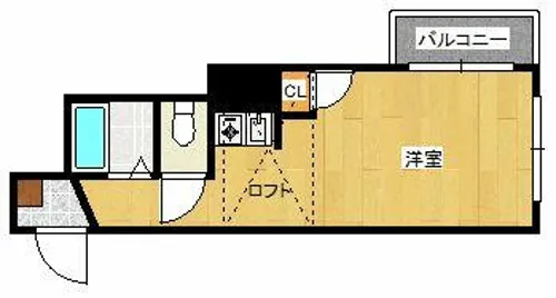 レインボー室見【202号室】の間取り
