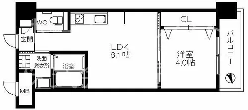FDS PREX【6階】の間取り