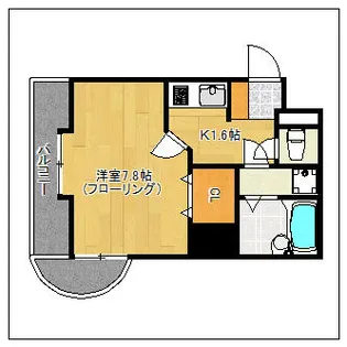 パエゼ今泉【707号室】の間取り