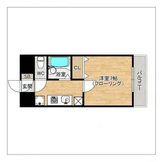 コンフォートビル【305号室】の間取り