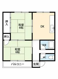 コーポ曙【4階】の間取り