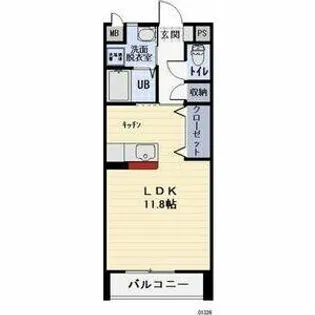 愛知県岩倉市大市場町順喜【アパート】の間取り