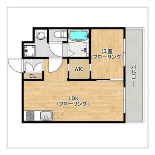 セレス駅南【302号室】の間取り