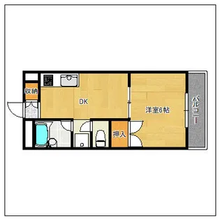 エクセレント野間【507号室】の間取り