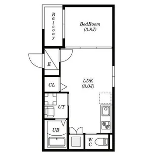WEST名駅【301号室】の間取り