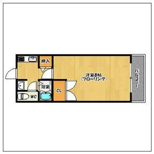 西日本井尻ビル【4階】の間取り