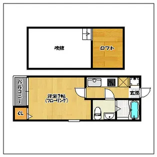 D-rise箱崎【202号室】の間取り