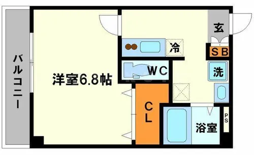 IF柴島【1階】の間取り