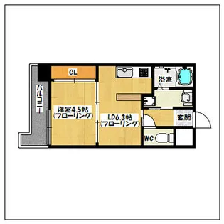 ウィステリア桜坂ヒルズ【7階】の間取り