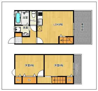 ERINA【1階】の間取り