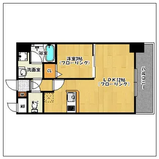 Maizuru bay mid square【305号室】の間取り