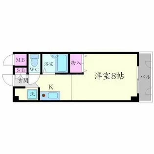 メルベーユ【1階】の間取り