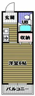 プチメゾン滝谷【3階】の間取り