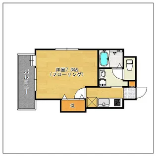 WEST VILLAGE 西公園【4階】の間取り