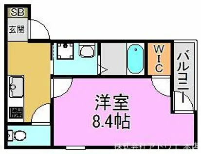 フジパレス放出Ⅵ番館【1階】の間取り