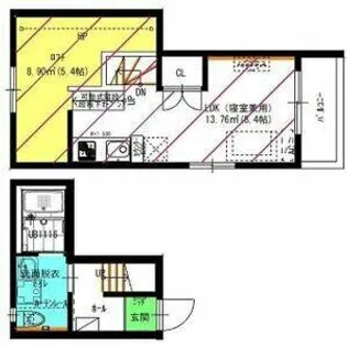 fleuve A【2階】の間取り