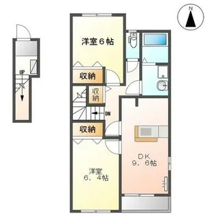 コーポラス アヤ【201号室】の間取り