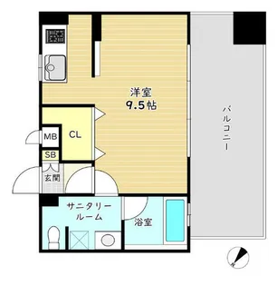 ラミナスコート【4階】の間取り