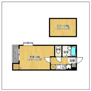 ポラリス美野和【101号室】の間取り