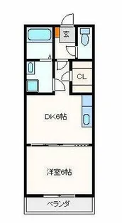 明治第7ビル【2階】の間取り