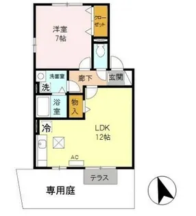 グレイス【1階】の間取り