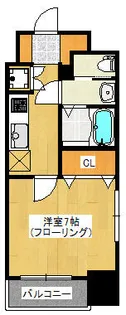 サヴォイ箱崎セントリシティ【10階】の間取り