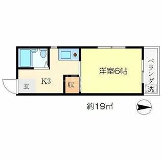 ファーストコーポ白川【3階】の間取り