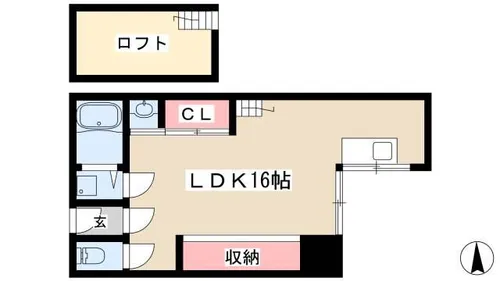 アコテパリジェンヌ【3階】の間取り