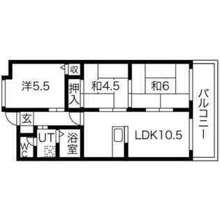 ビューハーモニー【3階】の間取り