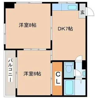 サンシャインMKM東小橋【3階】の間取り