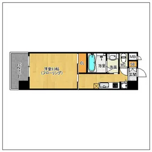 リバティ【602号室】の間取り