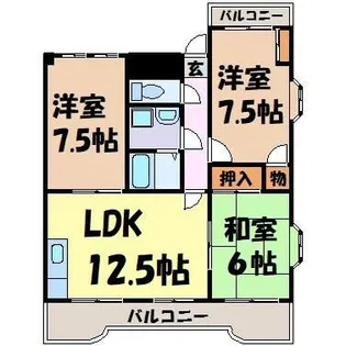 GS TERRACE【4階】の間取り