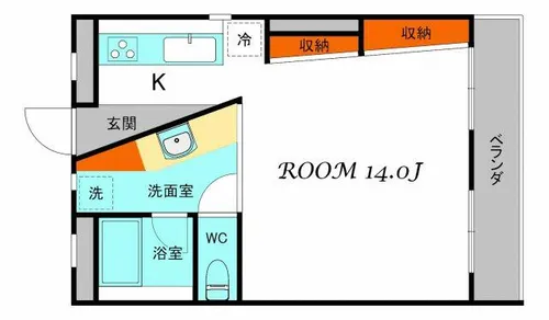高木マンション【3階】の間取り