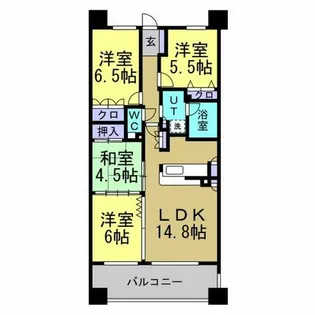 ファミリアーレ知多半田【7階】の間取り