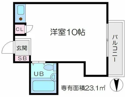新納ビル【5階】の間取り