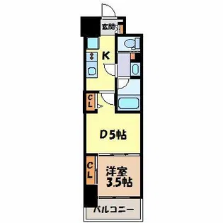 パークアクシス名古屋山王【14階】の間取り