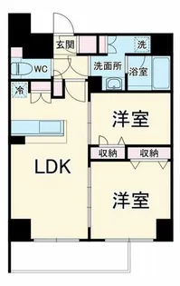 アーバネックス天満橋South【8階】の間取り