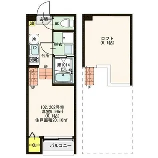 Southern Gate【1階】の間取り