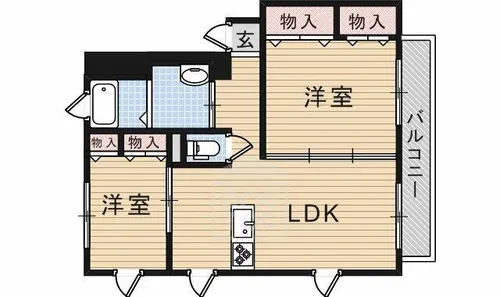 MAPLE PLACE【2階】の間取り