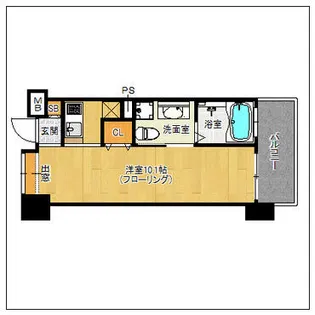 ルネッサンス21赤坂けやき通リ【13階】の間取り