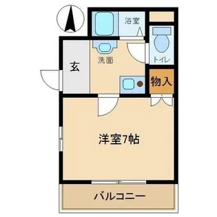 浜田ビル(西立花)【2階】の間取り