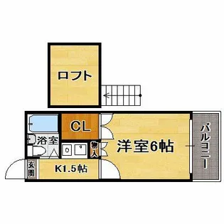 ソフィー城南【210号室】の間取り