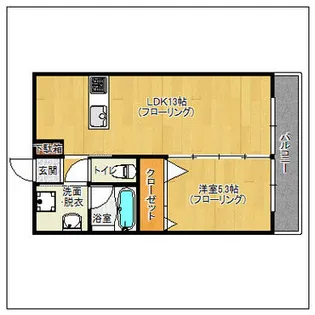 エクセラン高宮【305号室】の間取り