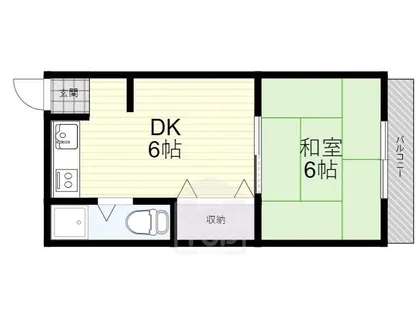 関山ビル【4階】の間取り